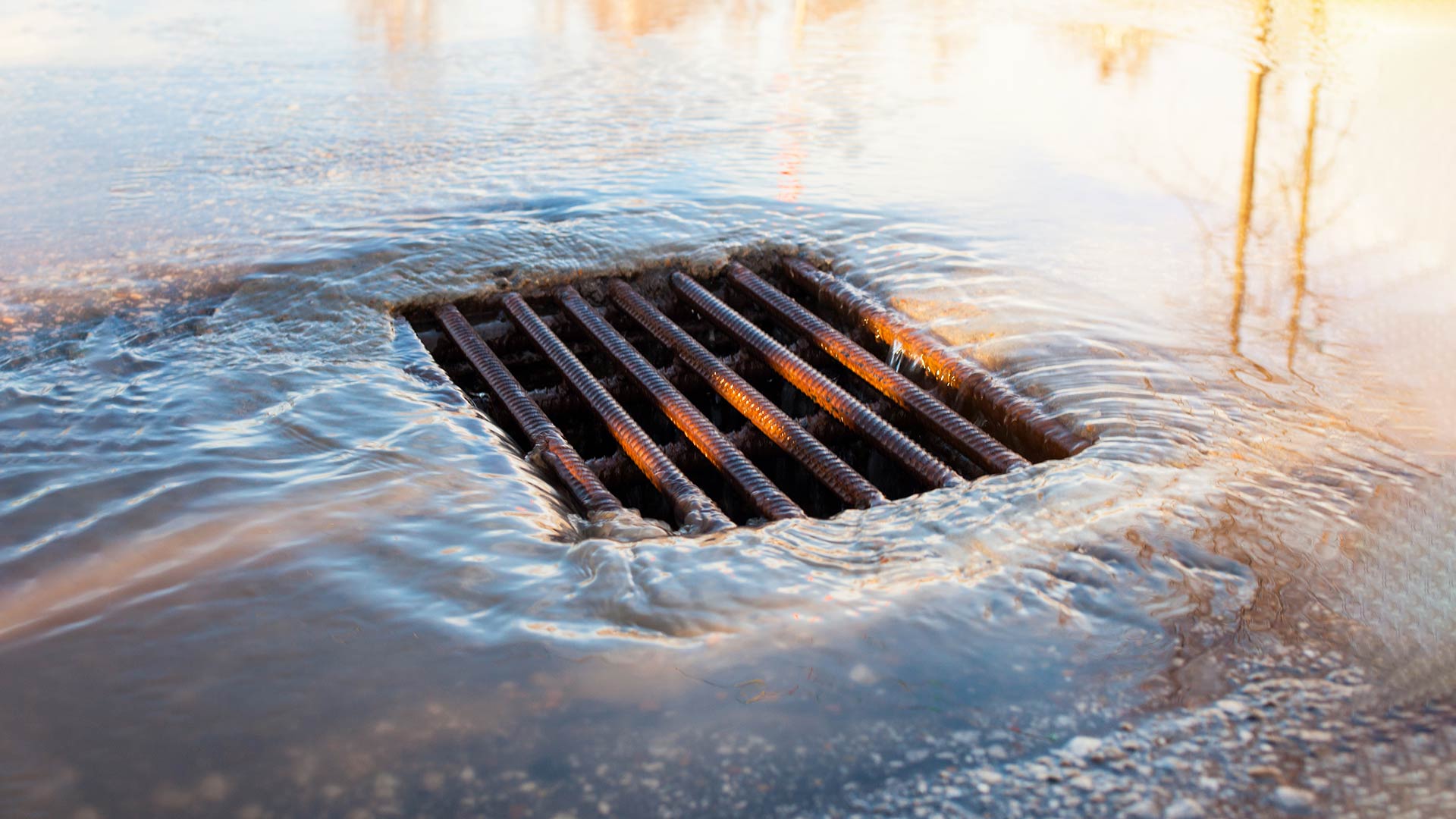 Kanalisation Hochwasser