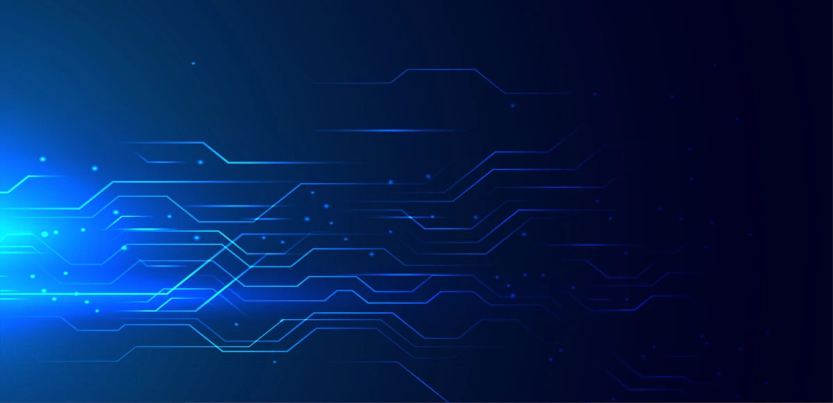 Cyber in Blau